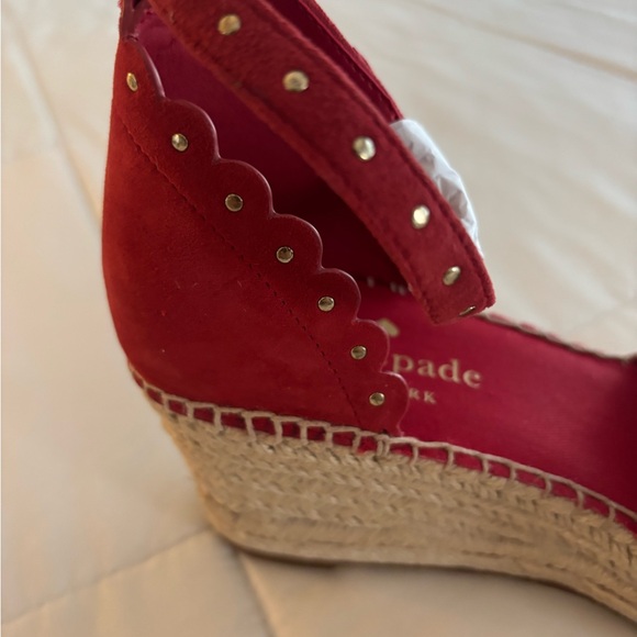 Kate Spade Vibrant Red Espadrille - Picture 6 of 8